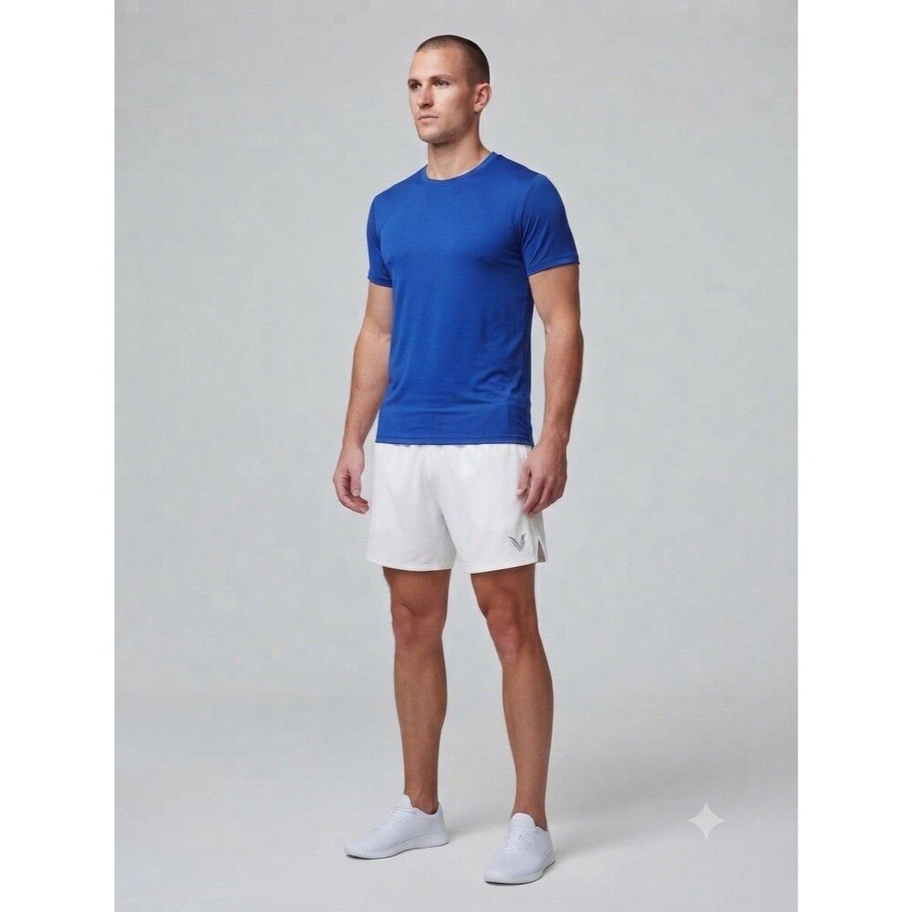 NWT Vorzani Triton Hybrid Athletic Shorts White Men’s Medium Tennis Golf